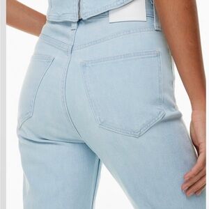 Aritzia Denim Forum Arlo High Rise Straight - 26W Regular - NWOT - BabyBabyBlue